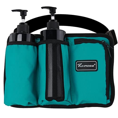 Massage Oil Holster Massage Bottle Bag Lotion Holster Massage Therapist Massage Oil Holster Massage Lotion …(3kd9D-Mail Green)