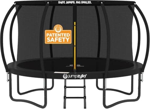 Jumpzylla Outdoor Trampoline with Net for Kids 8FT 10FT 12FT 14FT 15FT 16FT