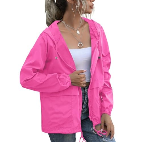PESION women's rain jacket waterproof rain jacket women Waterproof mountaineering outdoor raincoat XX-Large