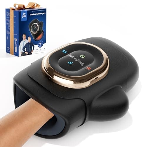 BOB AND BRAD Hand Massager with Heat and Compression, Individual Fingers, Upgraded, FSA-HSA Eligible, Portable HandSpa Pro Hand Massager for Arthritis and Carpal Tunnel, Pain Relief, Birthday Gifts