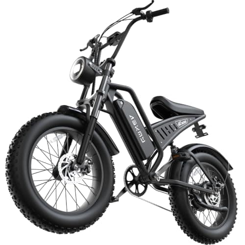 Askmy Electric Bike, Fat Tire Electric Bike for Adults 500W 48V 15Ah