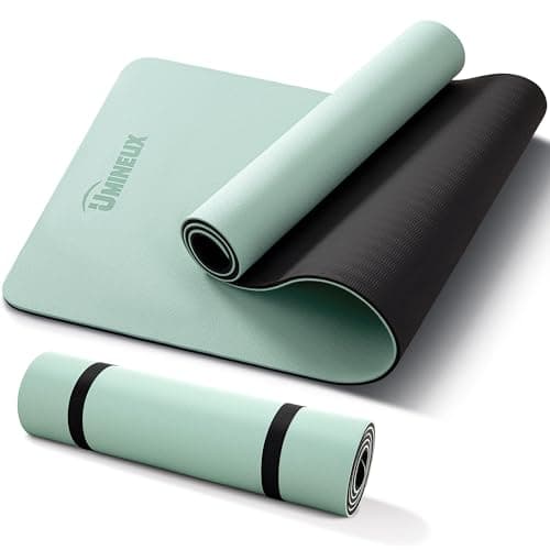 Umineux Extra Thick Yoga Mat, 10MM (2/5") Yoga Mat Non Slip, POE Yoga Mats for Women Men, 72"x24", Great for Workout, Yoga, Pilates, Fitness & Floor Exercises