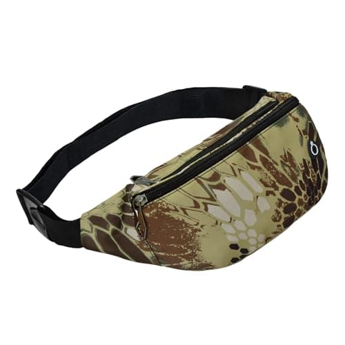 Fanny Packs for Men and Women, Waterproof Sports Waist Pack Bag for Travel Hiking Running Hands-free Wallets, Easy Carry Any Phone