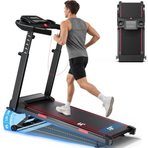 Treadmills for Home with 20% Auto Incline - Wide Belt, 8.5MPH Max Speed, 450LBS Capacity, 3.5HP Adjustable Height Handle Bars