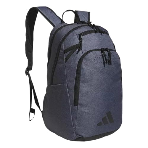 adidas Defender 5 Backpack for Sports, Gym, School and Travel, 33L, Twill Onix Grey/Black, OSFA