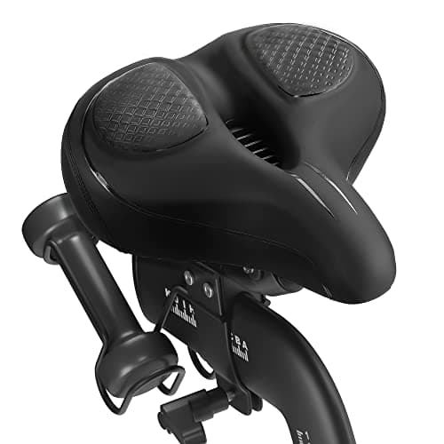 Oversized Bike Seat for Peloton Bike & Bike+, Comfort Seat Cushion Compatible with Peloton, Road or Exercise Bikes, Bicycle Wide Saddle Replacement for Men & Women, Accessories for Peloton