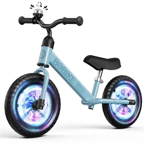 Bobike Toddler Balance Bike Toys for 2 to 5 Year Old Girls Boys Adjustable Seat and Handlebar No-Pedal Training Bike Best Gifts for Kids