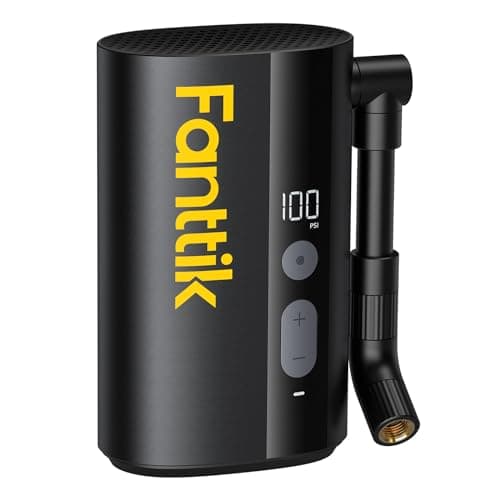 Fanttik X9 Ace Mini Bike Pump, 32s Fast Inflate Bike Pump with Gauge, 150PSI Electric Air Pump with Presta and Schrader Valve, Suitable for Motorcycle, Road Bike, Electric Bike, MTB