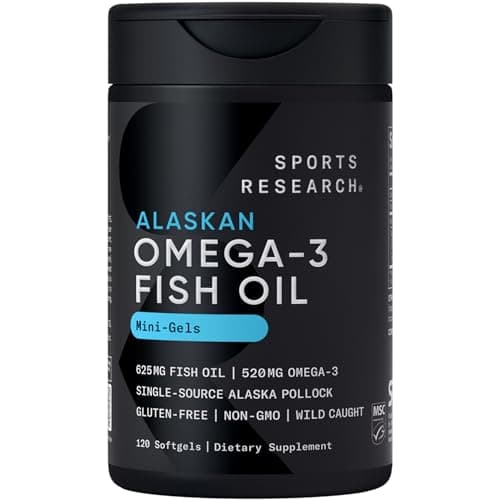 Omega-3 Fish Oil Minis from Wild Alaska Pollock, 120 Count Softgels