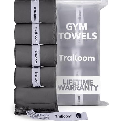 Trailoom Microfiber Gym Towels, Quick Dry, Highly Absorbing, Odor-Free