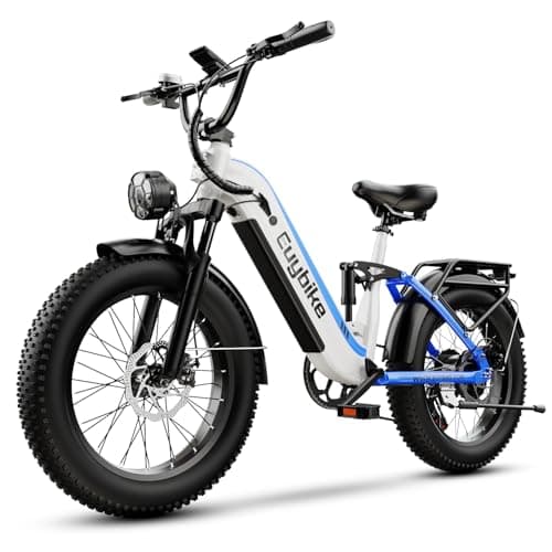 Kebiko 1500W Electric Bike for Adults,48V 20/25/60Ah Removable Battery Max Range 80Miles Electric Bicycle,20''×4" Fat Tire Ebike,Adult Electric Bicycles for Commute Beach Snow,E-Bike UL Certified