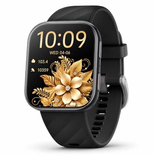 MorePro Health Fitness Tracker (Make/Answer Call), 24/7 Heart Monitor with Blood Pressure, Blood Oxygen, Sleep Tracking, 120+ Sports Modes Smart Watch with 7-Day Battery, Compatible with iOS Android
