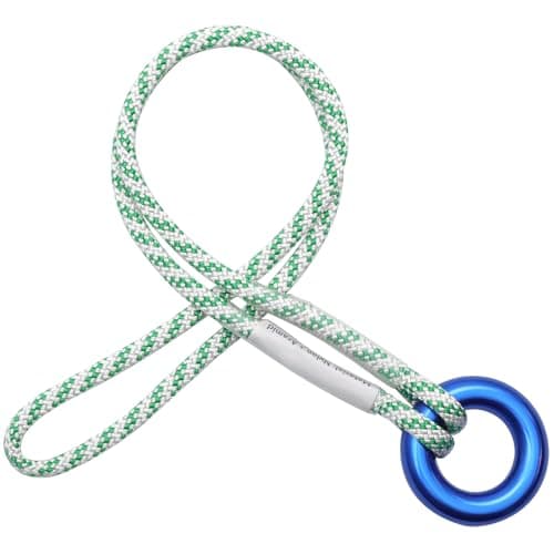 6mm Aramid Pre-Sewn 19in Prusik Loop with Rings Arborist Climbing Rescue Outdoor Cord