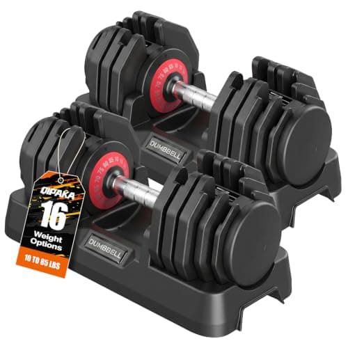 Adjustable Dumbbells Set All in One Free Weights Set for Home Gym