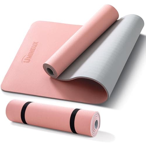 Umineux Extra Thick Yoga Mat, 10MM (2/5") Yoga Mat Non Slip, POE Yoga Mats for Women Men, 72"x24", Great for Workout, Yoga, Pilates, Fitness & Floor Exercises