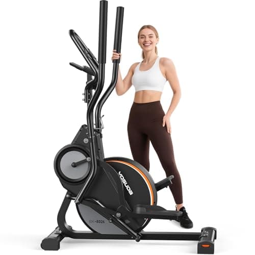 YOSUDA Elliptical Exercise Machine, Compact 3-in-1 (Elliptical + Cardio Climber + Stair Stepper) Elliptical for Home with 45°Incline, 15.5IN Stride, 16 Levels Resistance, Support Kinomap/Fed APP