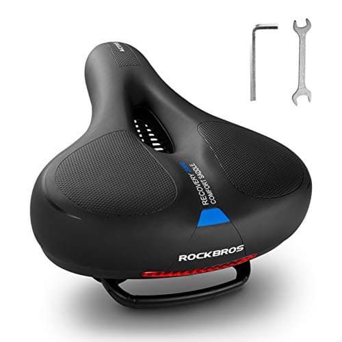 ROCKBROS Bike Seat Cushion Soft Wide Bicycle Seat for Peloton, Road