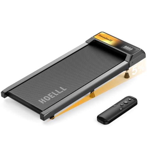 HOELLL Walking Pad Treadmill with 5% Incline for Home Office
