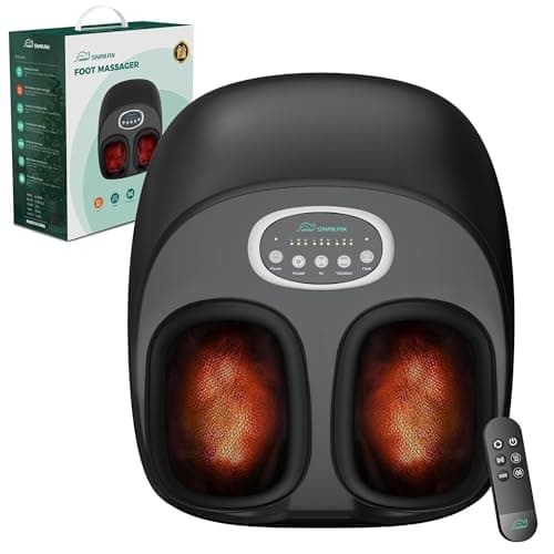 Snailax Foot Massager with Heat, Remote Control, Shiatsu Foot Massager Machine with Deep Kneading, Rolling, Compression, Vibration, Size 13, Gift for Mom