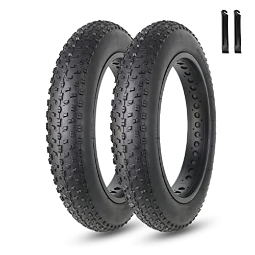 MOHEGIA 26x4.0 Inch Foldable Fat Bike Tires, High-Performance Replacement for E-Bike/MTB On-Road and Off-Road (2-Pack)