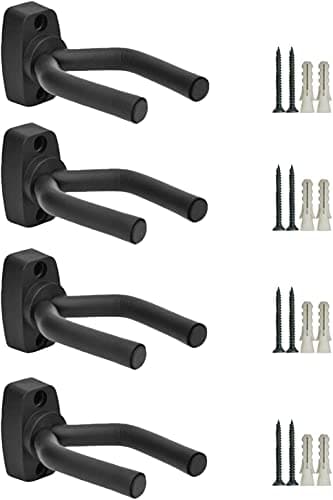 BEISUOSI Baseball Bats Hooks Bats Wall Mounted Hanging Baseball Bat Rack Display, Easy to Install, Nails Included - 6pcs baseball bat rack