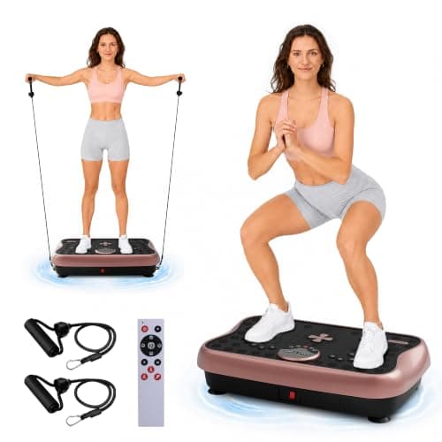 Vibration Plate Exercise Machine(Rose Gold)