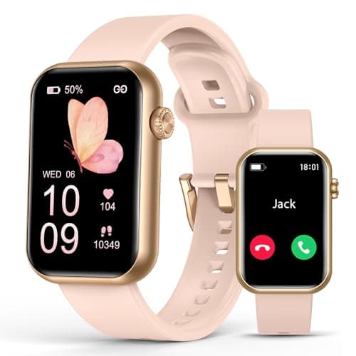 Smart Watch Fitness Tracker (Answer/Make Call), 24/7 Heart Rate Spo2 Blood Pressure Monitor Sleep Tracker, 114 Sports Modes Pedometer Calorie Step Tracker, Waterproof Activity Tracker for Women