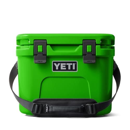 YETI Roadie 15 Hard Cooler with DoubleDuty Shoulder Strap, Canopy Green