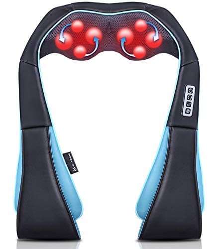 Mo Cuishle Shiatsu Neck Massager for Pain Relief – Deep Kneading Back Shoulder Massage with Heat – Ideal for Valentine’s Day, Christmas, Mother's Day, Father's Day, Gifts for Men Women Mom Dad Her Him