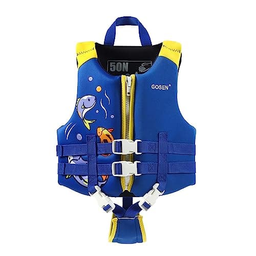 Toddler Swim Vest - Kids Swim Floaties for Toddlers for 40-66 Pounds Boys & Girls, Kids Swim Vest with Adjustable Safety Strap Age 3-6 Years