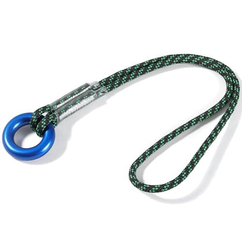 6mm Prusik Loop Cord, Polyester Auxiliary Rope 8kN, Zero-Slip Grip for Climbing, Arborist, Rescue, Tree Work & Caving