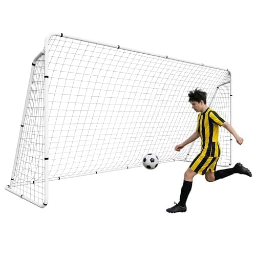 ZENY 12'x6' Portable Soccer Goal for Backyard Kids Adults Soccer Net and Frame for Home Backyard Practice Training Goals Soccer Field Equipment