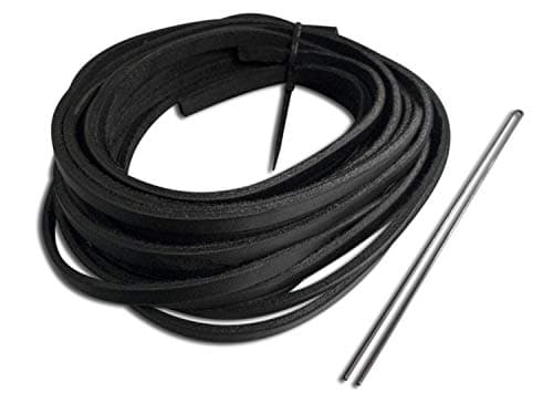 Rawlings | Glove Re-Lace Pack | Baseball/Softball | Standard 3/16" X 72" Laces with Tool | Black