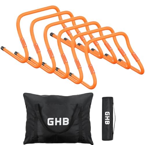 GHB Agility Hurdles Adjustable 8.3"&12.6" Speed Training Equipment Set