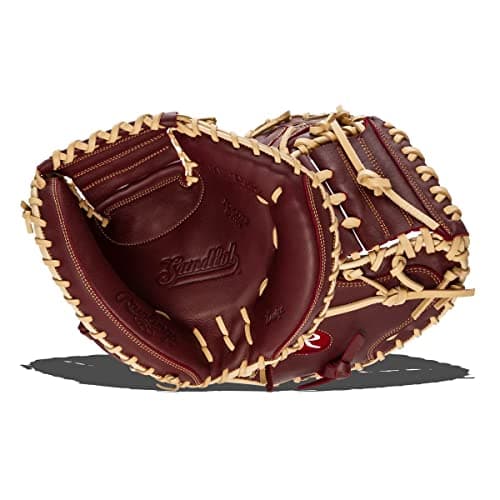 Rawlings | SANDLOT Baseball Catcher's Mitt | Right Hand Throw | 33" - 1-Piece Solid Web