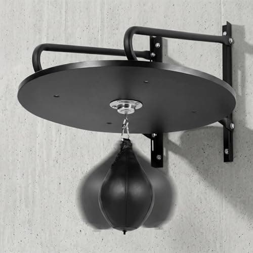 Garvee 24 Inch Adjustable Speed Bag Platform, Heavy Duty Wall Mount Boxing Trainer with 360° Swivel for Home Gym Workout