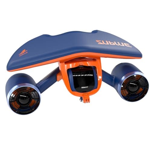 Sublue Mix Underwater Scooter with Action Camera Mount 30 Minutes 40M Waterproof Dual Motors Water Sports Swimming Pool Diving Snorkeling Water Scooter for Adults (Space Blue)