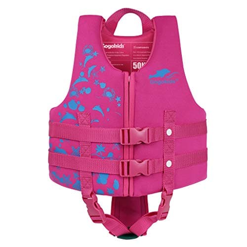 Gogokids Toddler Swim Vest, Kids Floaties – Boys & Girls Buoyancy Jacket for Pool & Beach, Fits 2-8 Years / 22-60 lbs