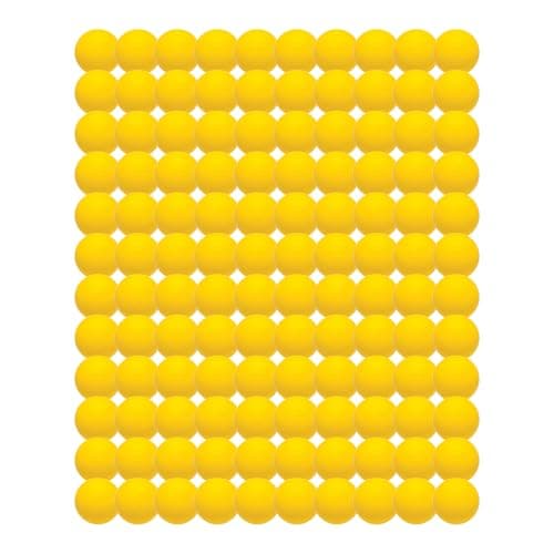 Champion Sports Lacrosse Balls – Official Size Equipment for Professional, College & High School Games, Practices & Recreation - NOCSAE, NCAA, NFHS and SEI Certified - 120-Pack - Yellow
