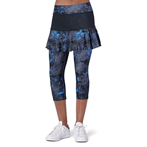 ANIVIVO Women Tennis Legging,Skirted Capri Leggings Tennis Pants for Women& Sports Skirted Leggings Tennis Clothing(Darkblue,2XL)