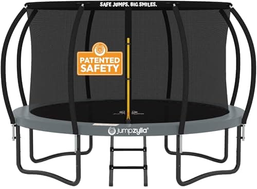 Jumpzylla Outdoor Trampoline with Net for Kids 8FT 10FT 12FT 14FT 15FT 16FT