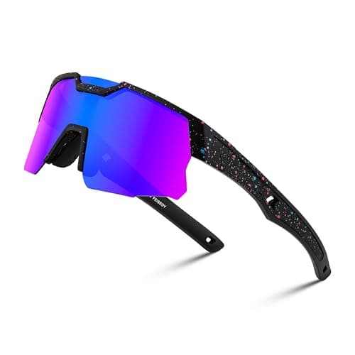 FEISEDY Teens Baseball Sunglasses Sports Cycling Glasses for Youth Polarized UV400 Boys Girls Age 8-14 B0093