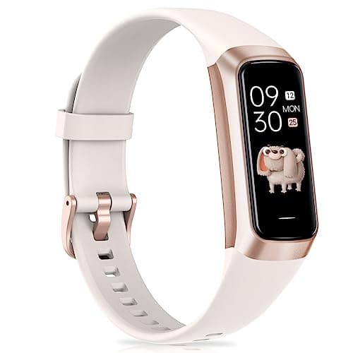 Fitness Tracker for Women Men with Heart Rate/Blood Pressure/Calories/Pedometer, Activity Tracker with 1.1"" AMOLED Screen, Waterproof Step Tracker for Android iPhones
