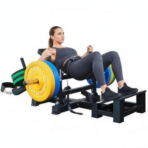 Signature Fitness Glute Bridge Plate-Loaded Hip Thrust Machine for Butt Shaping and Building Glute Muscles,1nd Generation