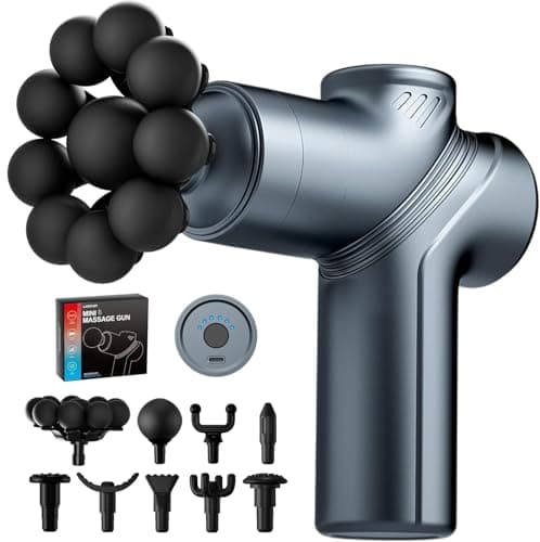 LEERCON Massage Gun Deep Tissue Mini Muscle Back Massager for Pain Relief