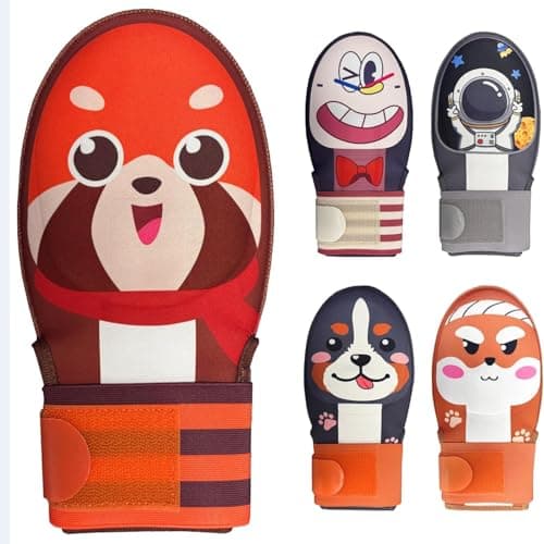 HolyElks Sliding Mitt,Baseball Sliding Mitt,Protective Baserunning Sliding Gloves,Baseball Protective Equipmen,Youth and Adult Sizes,Left + Right Hand,Hand Protector for Running (Raccoon, Youth)