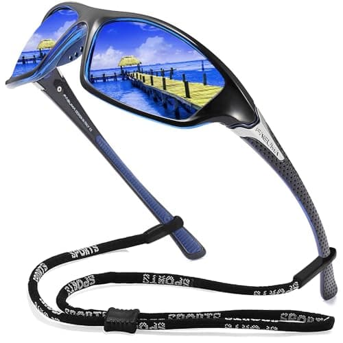 FAGUMA Sports Polarized Sunglasses For Men Cycling Driving Fishing UV400 Protection
