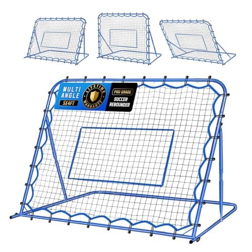 5x4FT Soccer Baseball Rebounder Net, Volleyball Softball Rebound Pitch Back