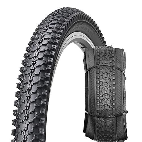 MOHEGIA 24x1.95 Inch Mountain Bike Tire,24" Steel Bead All-Terrain Folding MTB Replacement Tire - High-Performance Durable for Off-Road, Street & Trail Adventures-1 Unit