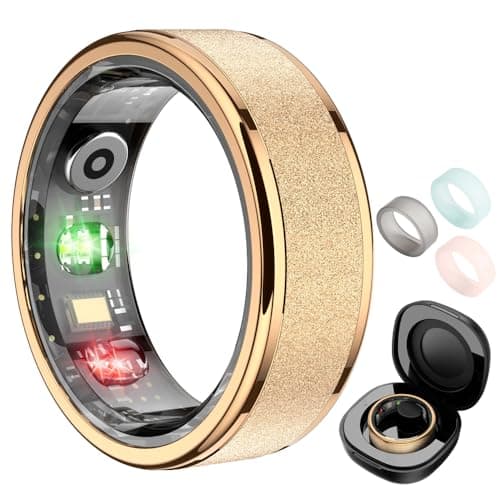 COLMI R10 Smart Ring, Sleep Health & Skin Temperature & 5ATM(Rose Gold, 9)